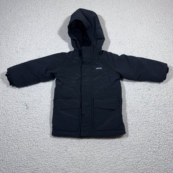 Lands' End Toddler Squall Waterproof Insulated Winter Jacket Black sz 2T Outdoor - Picture 1 of 8